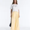 Wide-Leg Pique Trousers with Cotton Wide-Leg Pique Trousers with Cotton