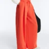 Wide-Leg Pleated Piqué Cotton Trousers Wide-Leg Pleated Piqué Cotton Trousers