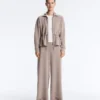 Wide-Leg Striped Trousers with Soft-Touch Modal Wide-Leg Striped Trousers with Soft-Touch Modal