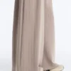 Wide-Leg Striped Trousers with Soft-Touch Modal Wide-Leg Striped Trousers with Soft-Touch Modal