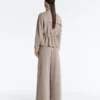 Wide-Leg Striped Trousers with Soft-Touch Modal Wide-Leg Striped Trousers with Soft-Touch Modal