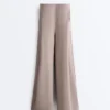 Wide-Leg Striped Trousers with Soft-Touch Modal Wide-Leg Striped Trousers with Soft-Touch Modal