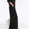 Wide-Leg Trousers with Soft-Touch Modal and Hemstitch Wide-Leg Trousers with Soft-Touch Modal and Hemstitch