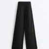 Wide-Leg Trousers with Soft-Touch Modal and Hemstitch Wide-Leg Trousers with Soft-Touch Modal and Hemstitch