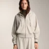 Wide Sleeve Hooded Jacket with Cotton Wide Sleeve Hooded Jacket with Cotton