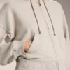 Wide Sleeve Hooded Jacket with Cotton Wide Sleeve Hooded Jacket with Cotton