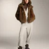 Wide Sleeve Hooded Jacket with Cotton Wide Sleeve Hooded Jacket with Cotton