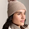 Wool Blend Knit Pompom Hat Wool Blend Knit Pompom Hat