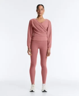 Wrap Rib Brushed Modal Sweatshirt Wrap Rib Brushed Modal Sweatshirt
