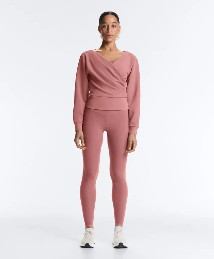 Wrap Rib Brushed Modal Sweatshirt Wrap Rib Brushed Modal Sweatshirt