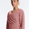Wrap Rib Brushed Modal Sweatshirt Wrap Rib Brushed Modal Sweatshirt
