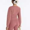 Wrap Rib Brushed Modal Sweatshirt Wrap Rib Brushed Modal Sweatshirt