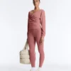 Wrap Rib Brushed Modal Sweatshirt Wrap Rib Brushed Modal Sweatshirt