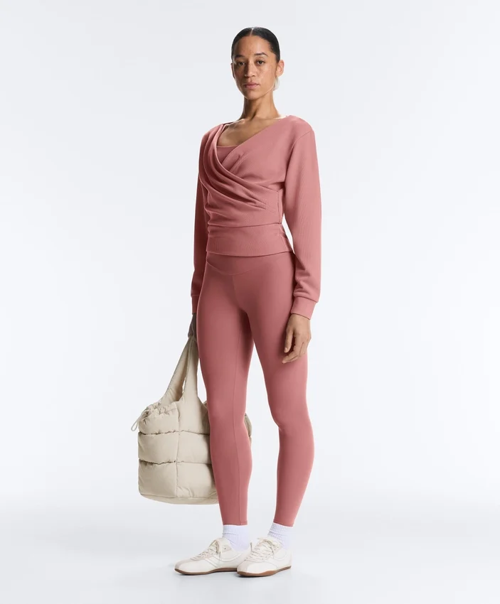 Wrap Rib Brushed Modal Sweatshirt Wrap Rib Brushed Modal Sweatshirt