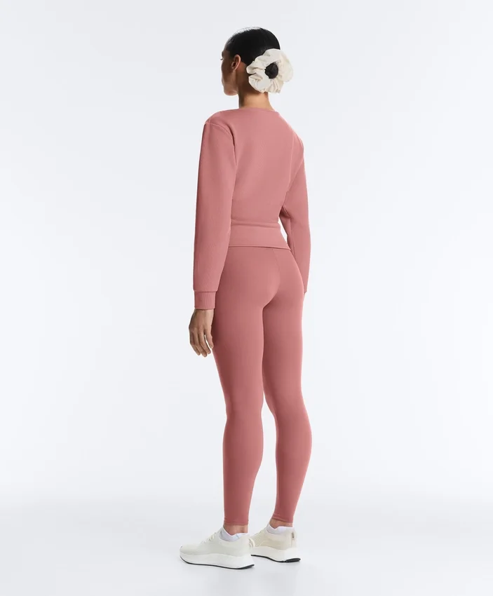 Wrap Rib Brushed Modal Sweatshirt Wrap Rib Brushed Modal Sweatshirt