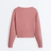 Wrap Rib Brushed Modal Sweatshirt Wrap Rib Brushed Modal Sweatshirt